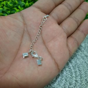 PRENSADOR PEQUEÑO PARA HILOS PLATEADO CON ENCHAPE DE 18K