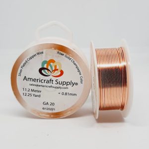 ALAMBRE ROSE GOLD #20 AMERICRAFT SUPPLY