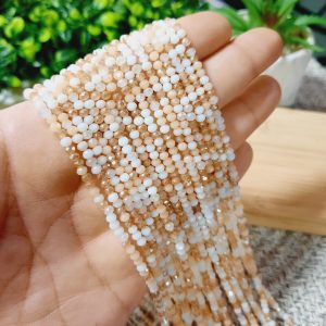 (1005-0044) Cristal rondel colores pieles mixto 3mm