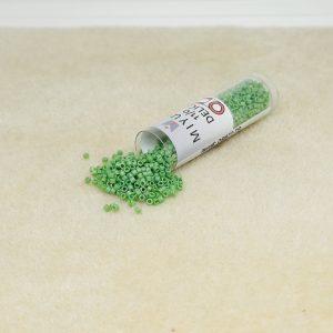 (DB877-TB) DELICA BD MATT OPAQUE GREEN AB APRX 6.8 GM