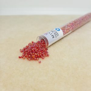 (11-91010-TB) MIYUKI REDONDO 11/0 COLOR S/L FLAME RED AB - 24GR