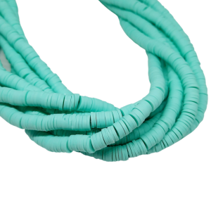 FIMO DE DISCO COLOR VERDE MENTA 6MM