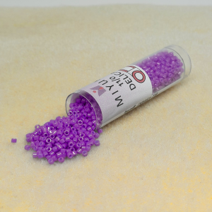 (DB661-TB) MIYUKI DELICA 11/0 COLOR BD DYED OPAQUE PURPLE 7.2 GR