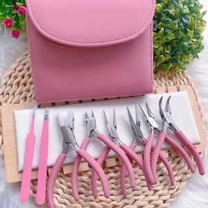 (PLFAS08) SET DE HERRAMIENTAS COLOR ROSA