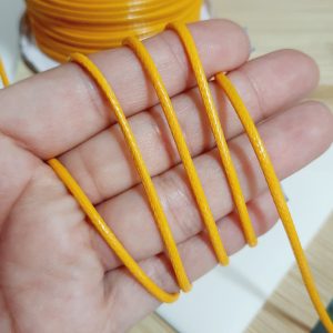 Cordón de serpiente color naranja 2mm