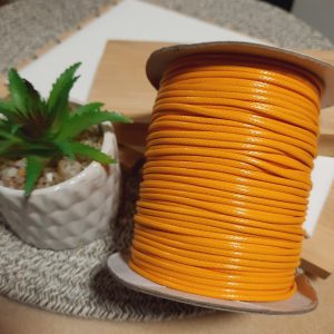 Cordón de serpiente color naranja 2mm