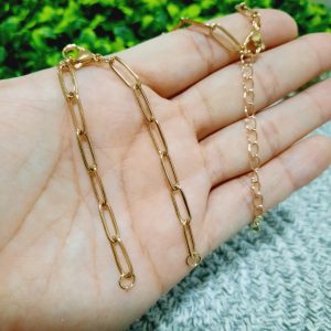 Pulsera de acero inoxidable color dorado