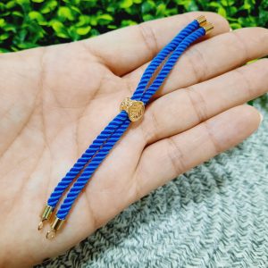 Pulsera de cordón azul