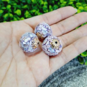 Piedra de indonesia color morado pastel