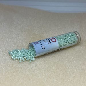 (DB1536-TB) MIYUKI DELICA 11/0 COLOR BEAD OP LT MINT CEYLON - 7.2 GR