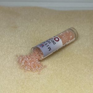 (DB1479-TB) MIYUKI DELICA 11/0 COLOR BEAD TR PALE PEACH LSTR - 7.2 GR