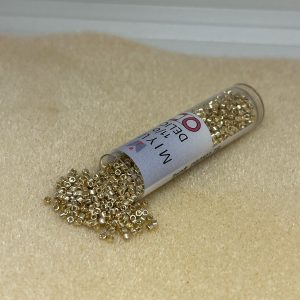 (DB2501-TB) MIYUKI DELICA 11/0 COLOR DURACOAT GALV PALE GOLD - 7.2 GR