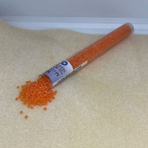 (11-9138FR-TB) MIYUKI REDONDO 11/0 COLOR MATTE TR ORANGE AB - 23 GR