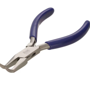 (PL18) PINZA PLANA PUNTA CURVA