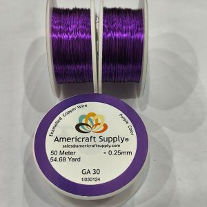 ALAMBRE PURPURA #30 AMERICRAFT SUPPLY